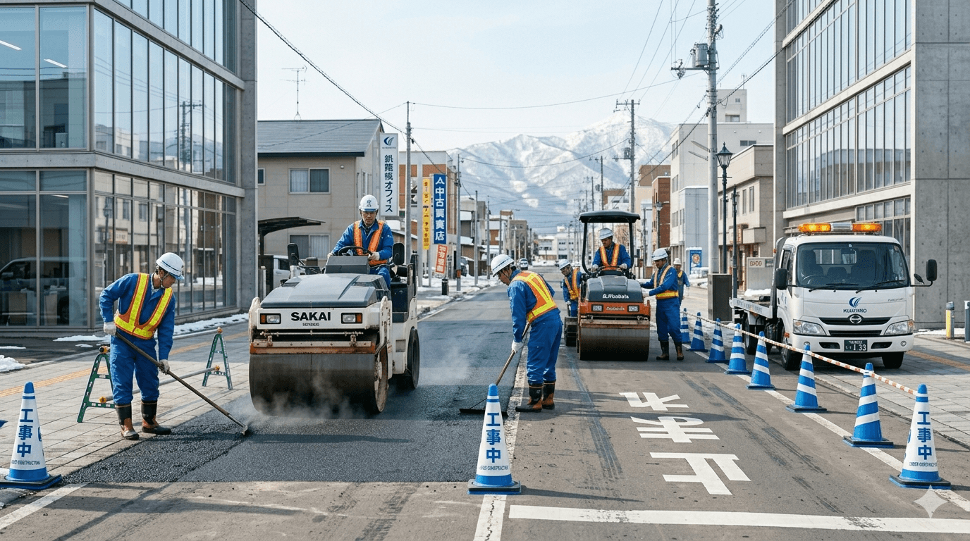 道路舗装工事